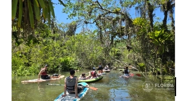 Passeio na Lagoa do Peri até a Cachoeira da Gurita